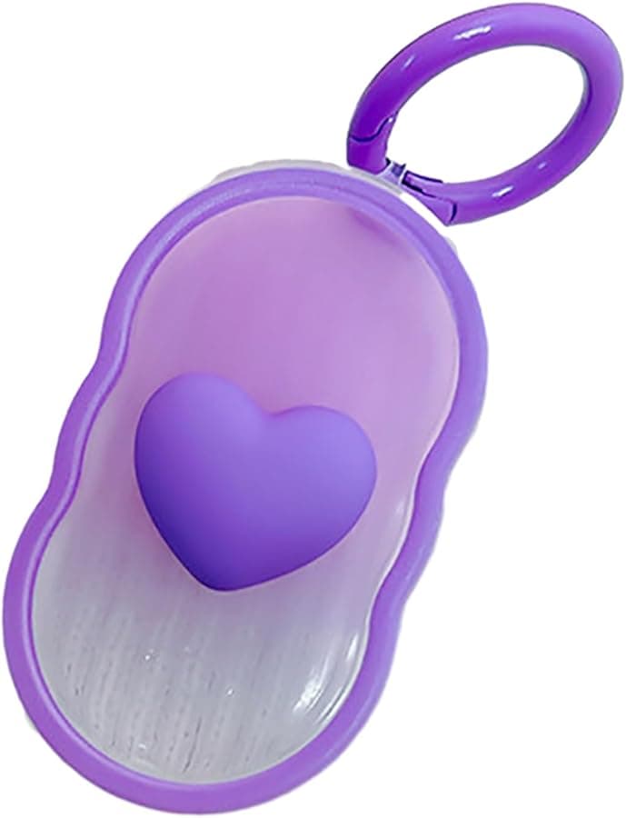 Purple Gradient Heart Protective Case For SmartTag 2 Anti Lost Anti Scratch Washable Cover