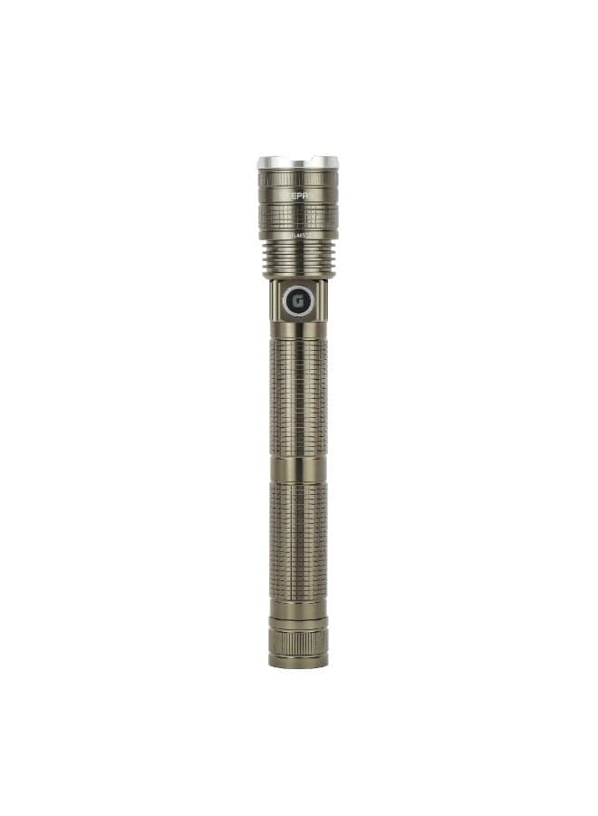 Zoomable LED Flashlight ,20W Laser High-Power LEDs, Perfect for Indoor and Outdoor Use, 10 Hours Continuous Working/ with Aluminum Alloy Housing, Type C Charging, Limited Lifetime Warranty
