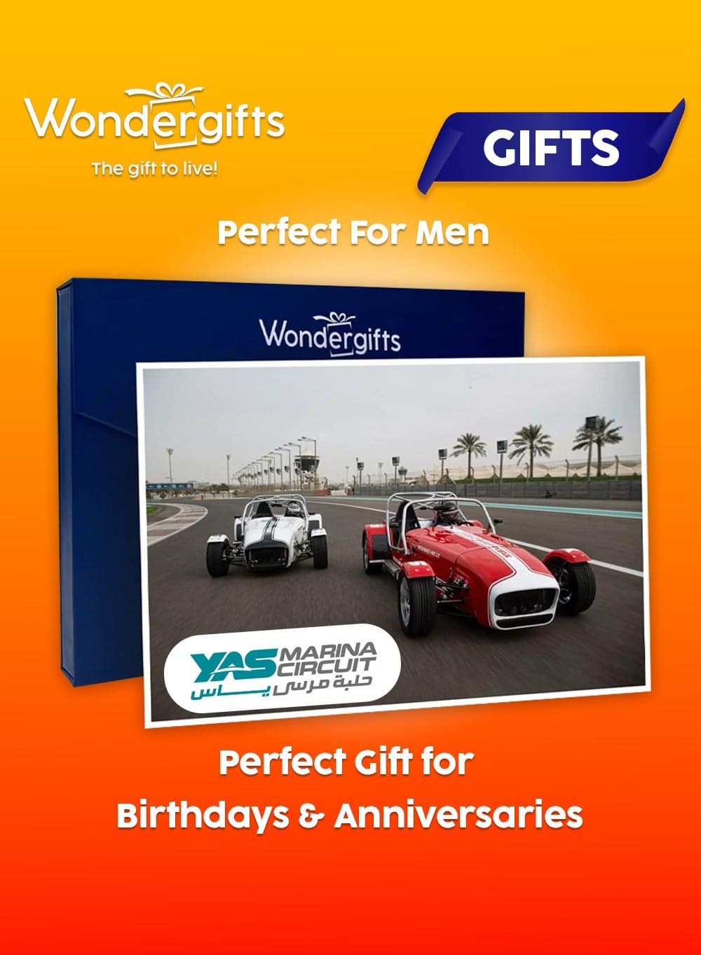 Caterham Seven Driving Experience Gift at Yas Marina | 3-Lap Track Gift for Speed Lovers | Birthday Gift For Men | Gift For Him