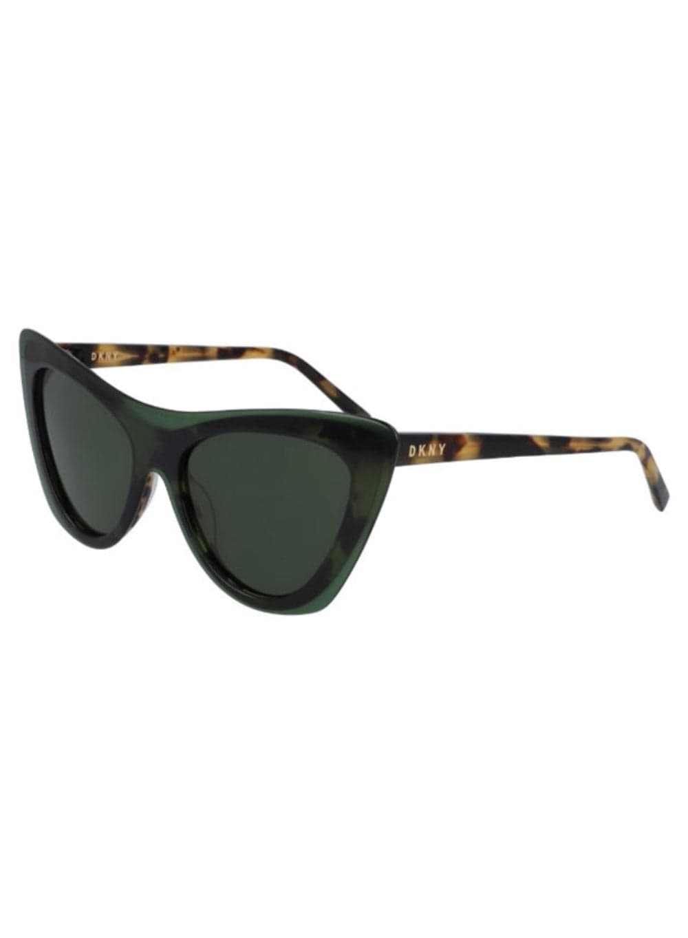 DKNY Women's Cat-Eye Sunglasses - Green Tortoise Frame (DK516S 281 54)