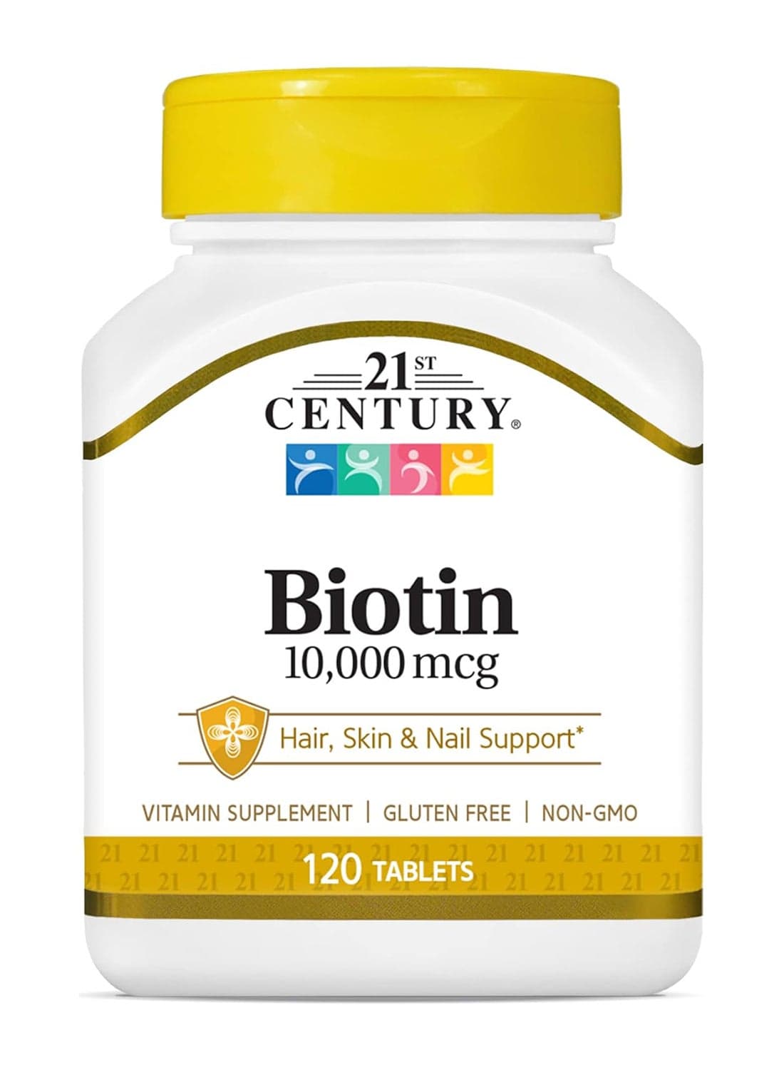 Biotin 10000 Mcg Vitamin Supplement - 120 Tablets