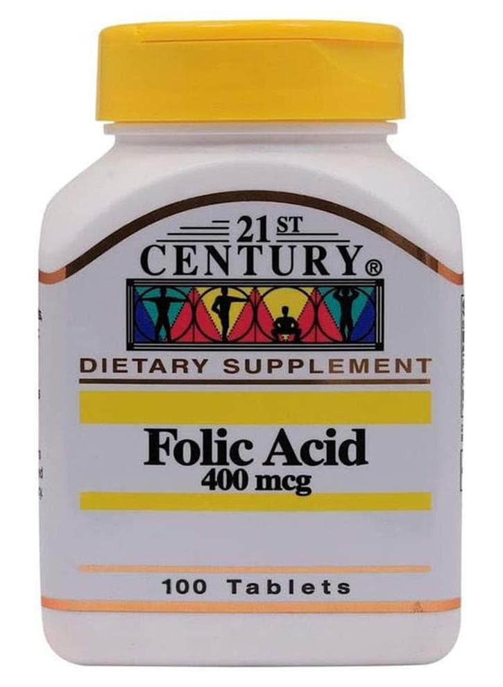 Folic Acid 400mcg 100 Tablets