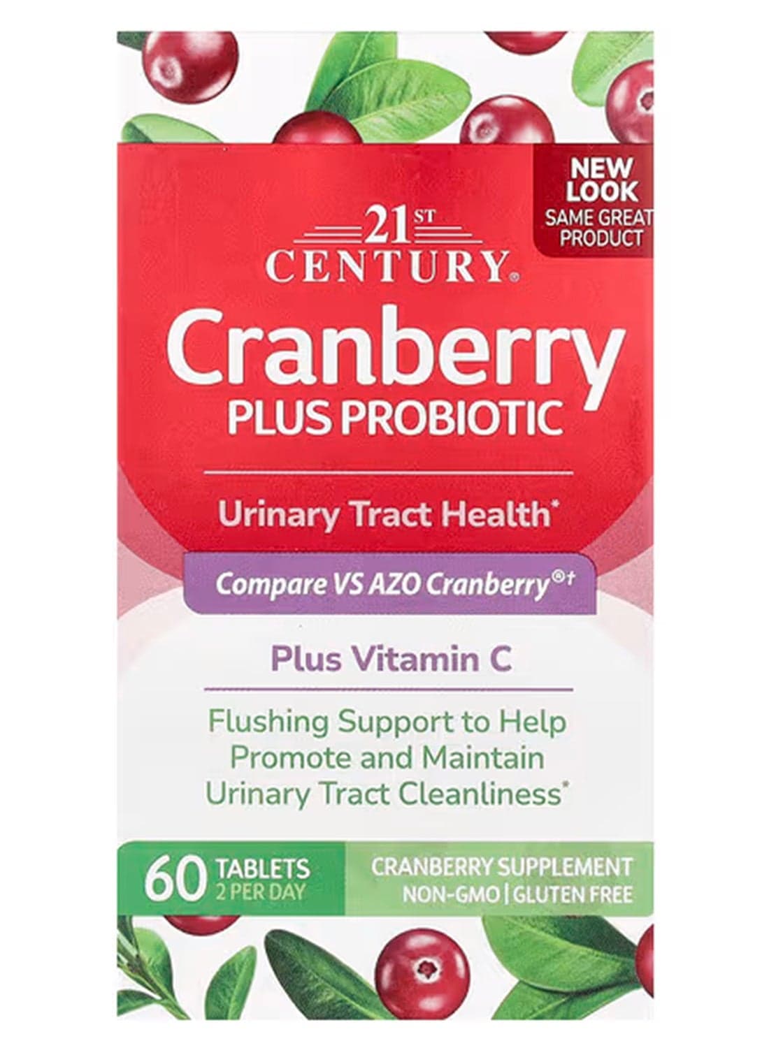 Cranberry Plus Probiotic, 60 Tablets, Packaging May Vary