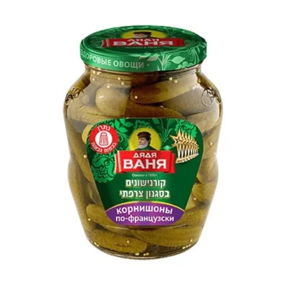 Uncle Vanya French-Style Gherkins Baby Cucumber Pickle- 680g