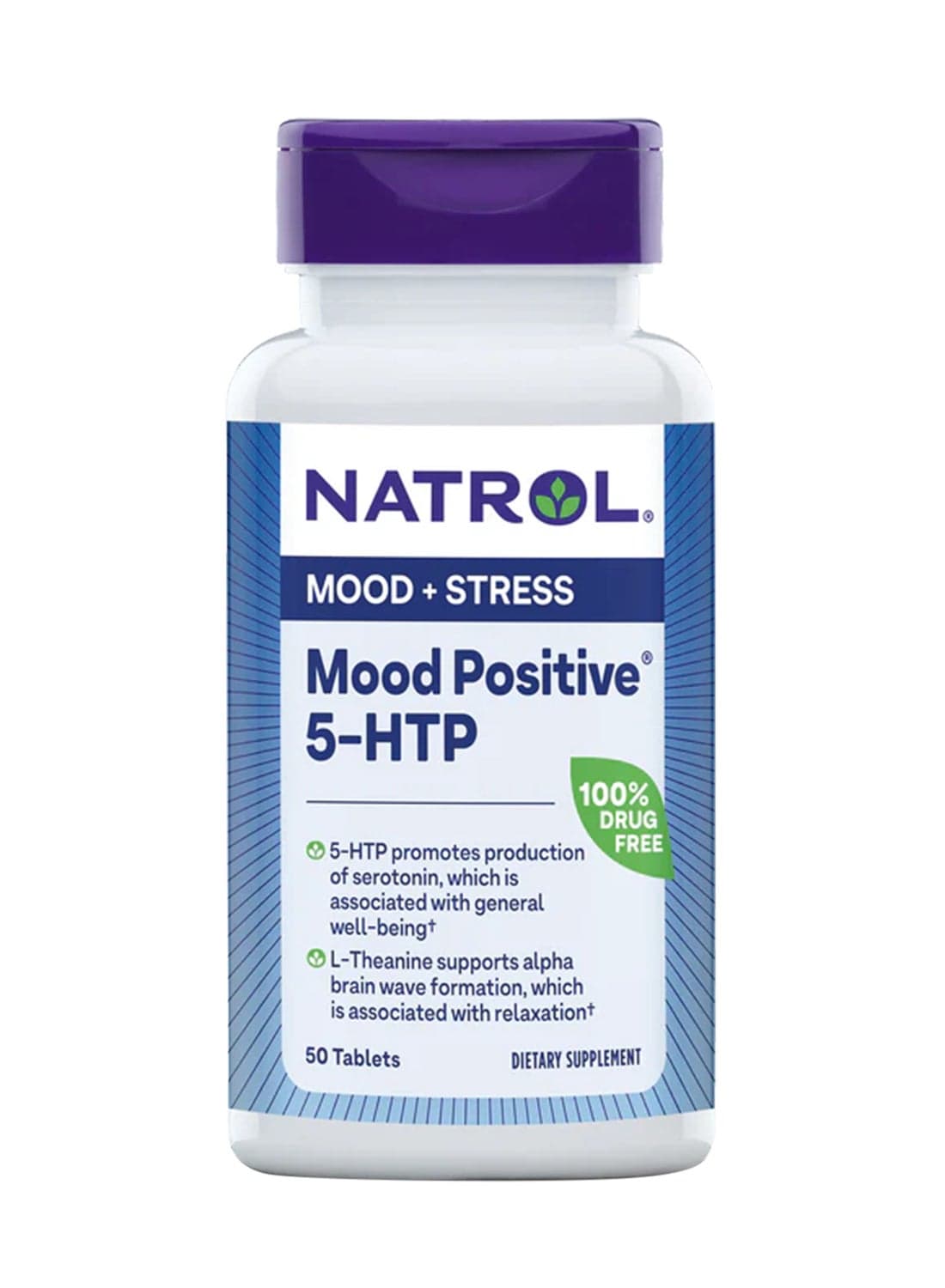 5-HTP Mood And Stress Dietary Supplement - 50 Tablets