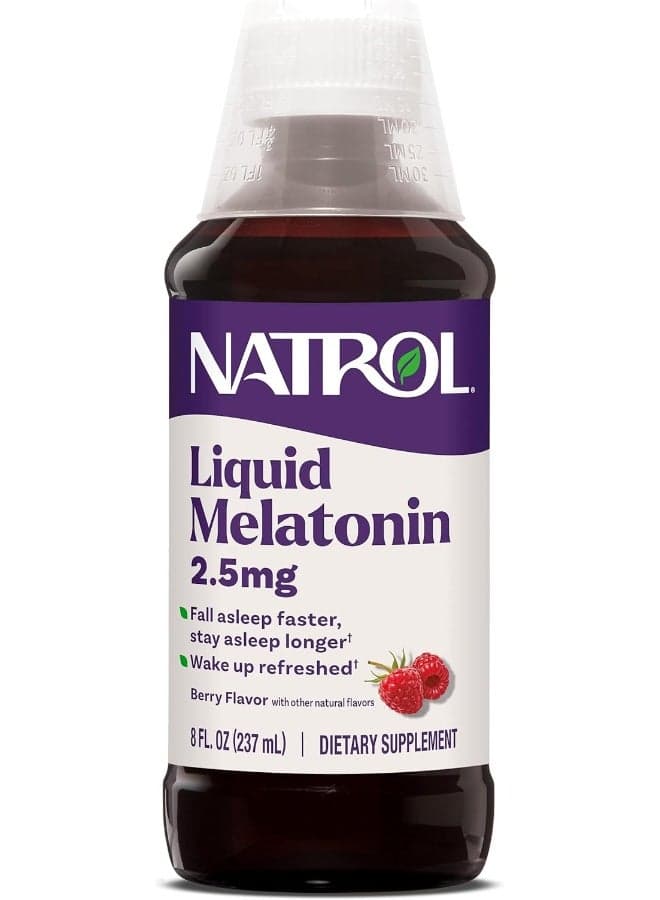 Berry Natural Flavor Liquid Melatonin