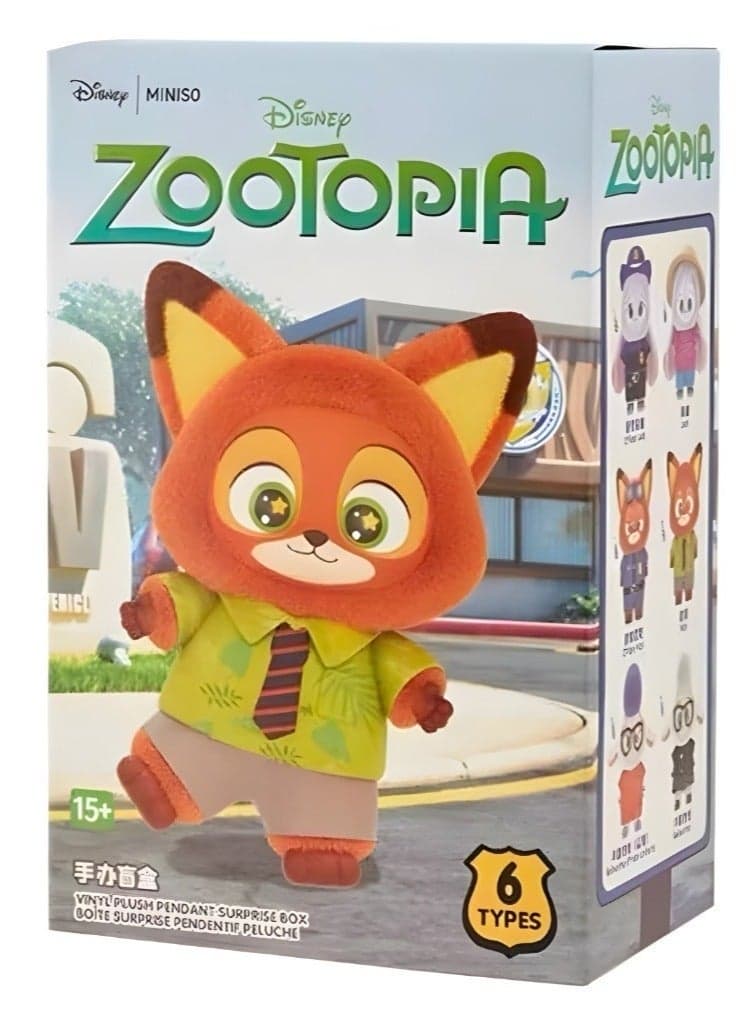Zootopia Series Blind Box Disney VINYL PLUSH PENDANT SURPRISE BOX BOITE SURPRISE PENDENTIF PELUCHE