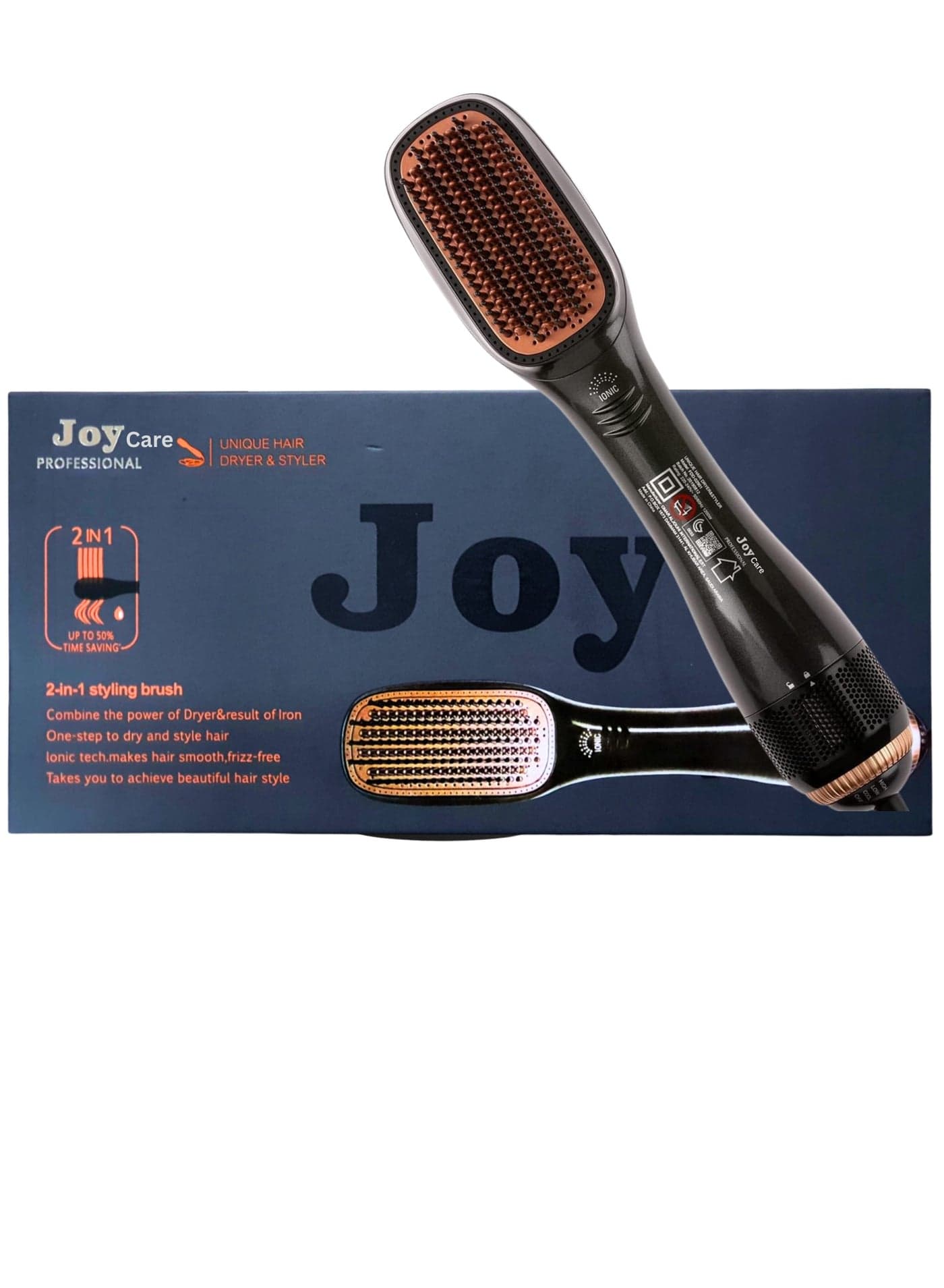 Premium 2-in-1 Ceramic Hair Dryer & Volumizer | Fast Blow Dryer & Styler Brush for Smooth, Frizz-Free Hair