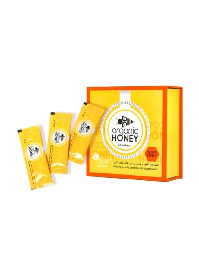 Natural Royal Jelly Bee Pollen Pure - vip - Mixed Herbals (Pack of 24 Sachet)