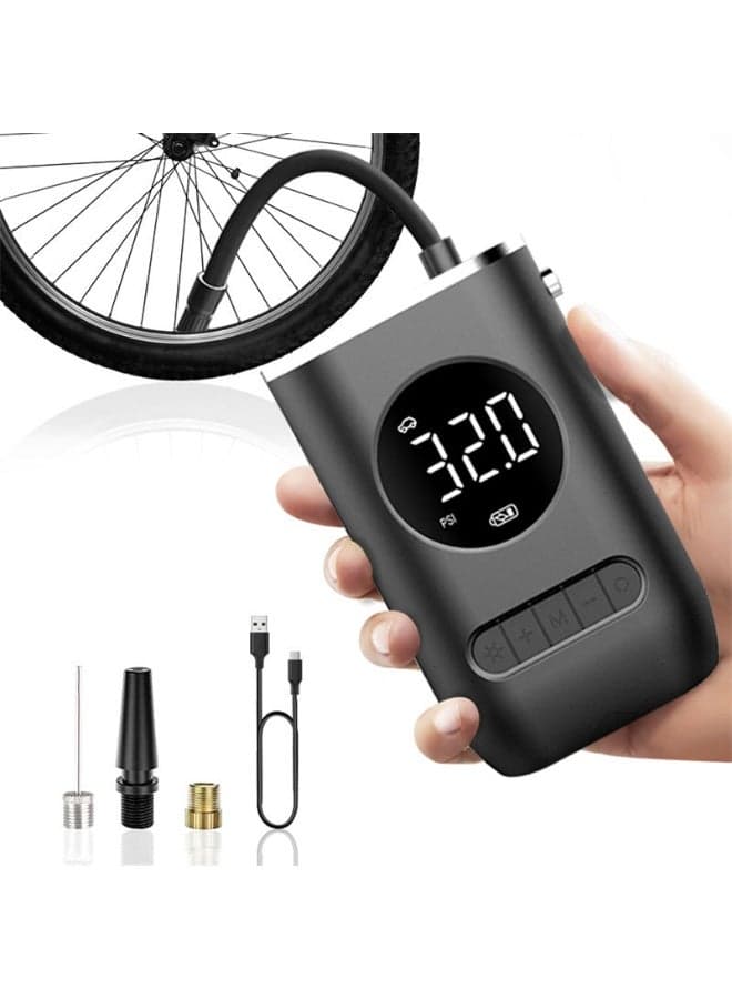 High-Power Portable Tyre Air Compressor – Smart Digital Air Pump for Car, Motorcycle & Bicycle