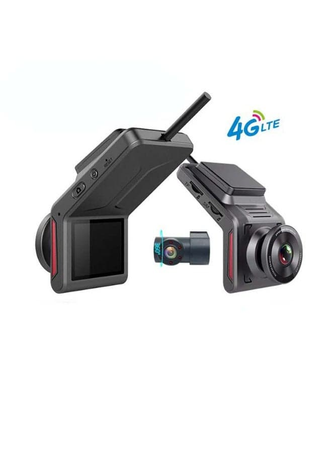 4G SIM Dash Cam Newly Updated Front & Rear Dual Cameras with Wide Angle Lens Easy Installation Unobstructed View Live Recording Wi-Fi G P S