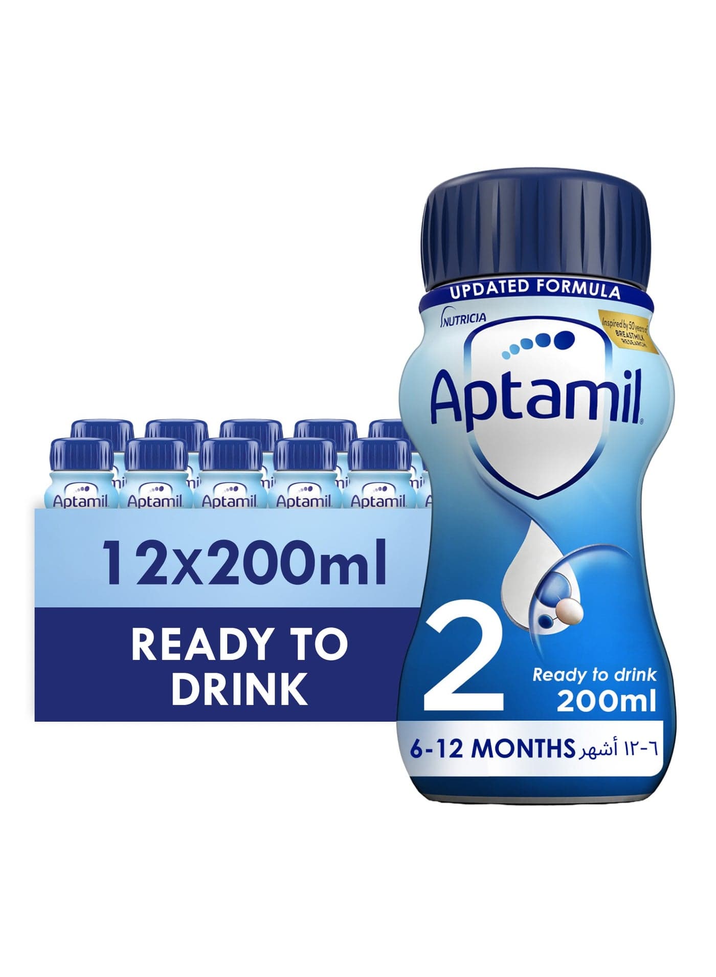 Advance 2 Follow-On Formula Milk From 6-12 Months, Easy To Use Pack Pack of 12