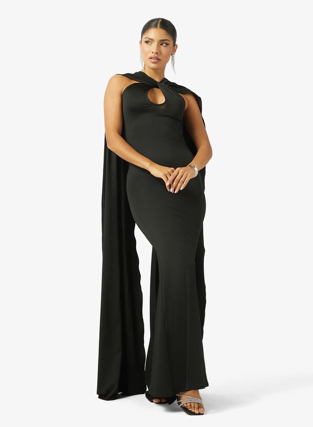 Bodycon Dress With Trail