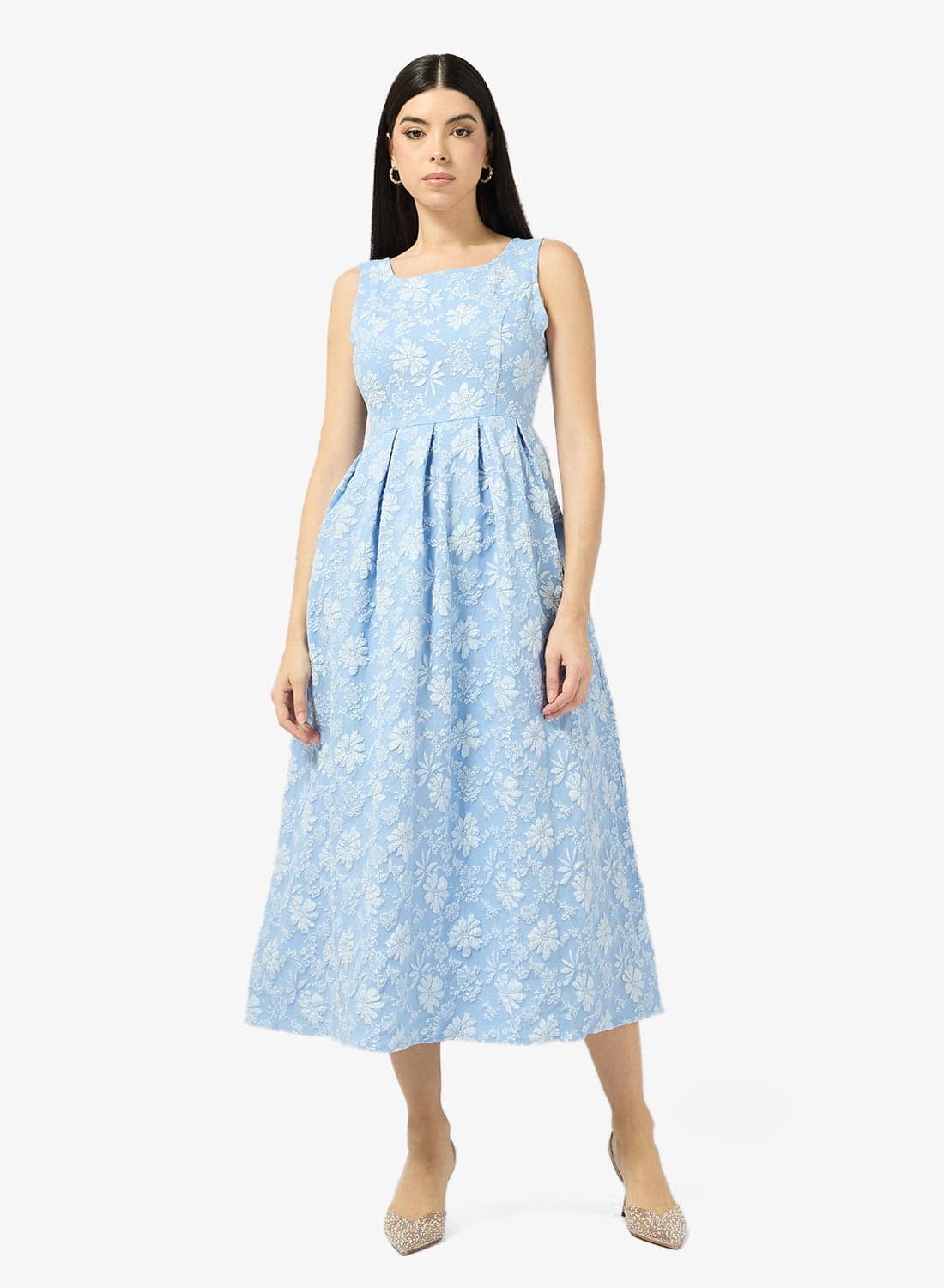 Sleeveless A-line Dress