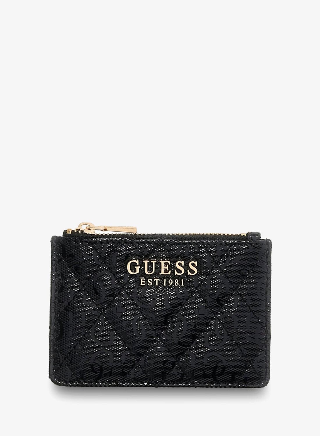 Isemay Logo Detail Quilted Card Case