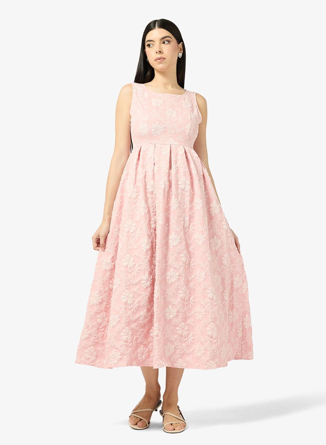 Sleeveless A-line Dress