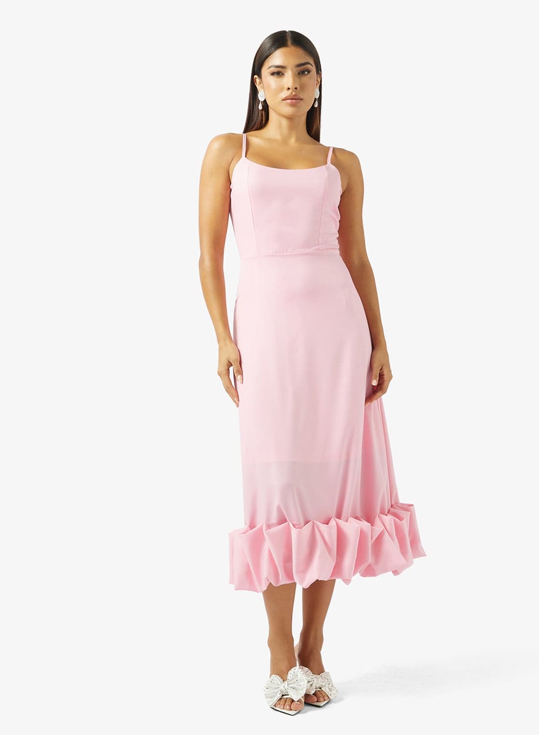 Cocktail Dress With Ruffle Hem