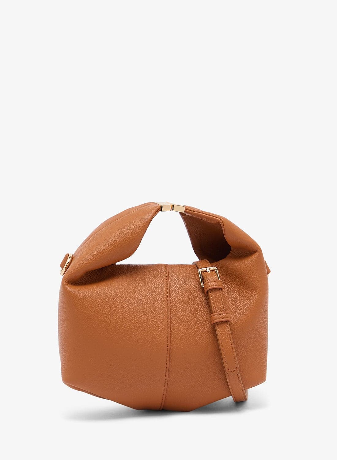 Structured Satchel Bag With Strap