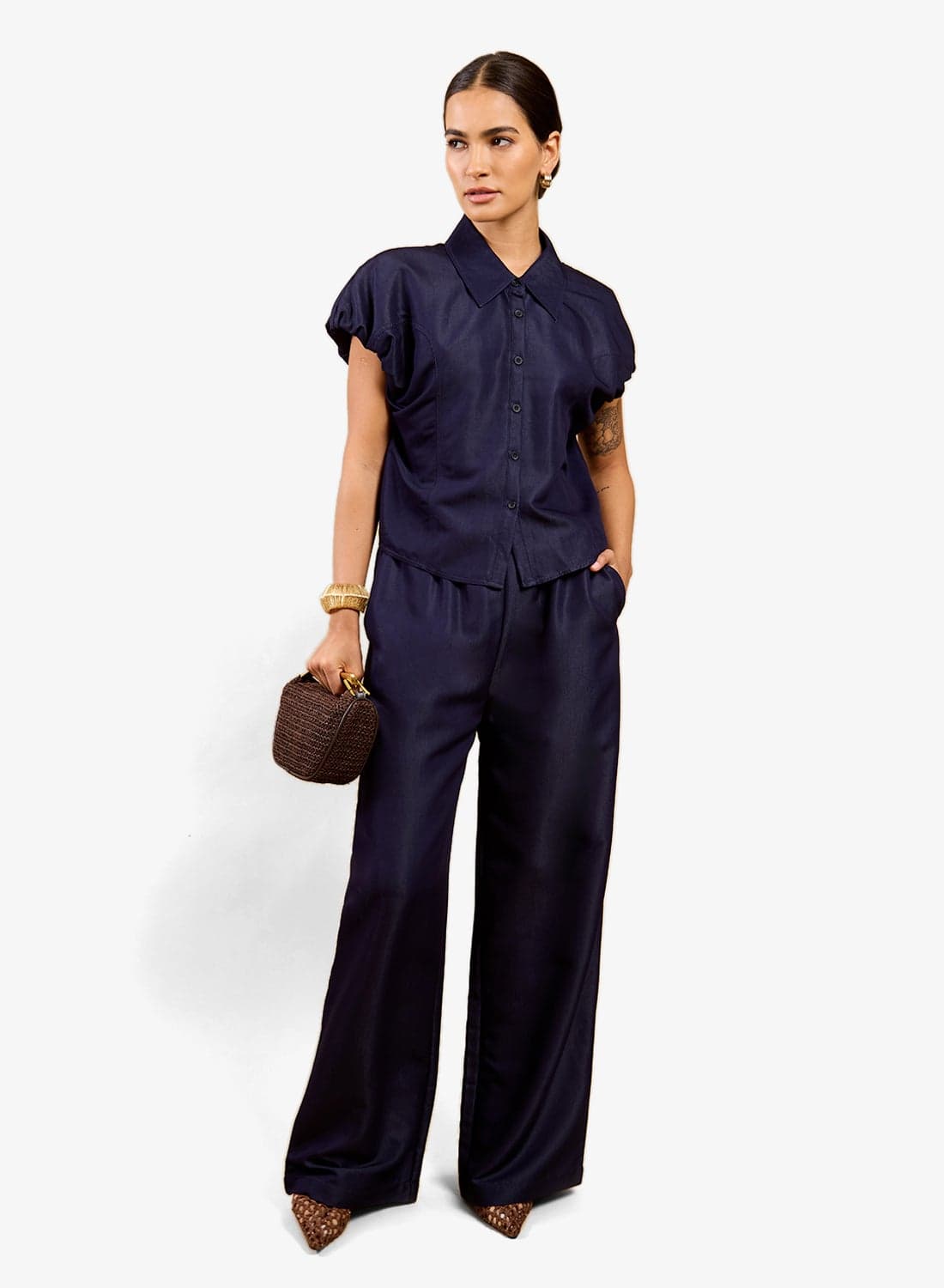 Indigo Denim Top