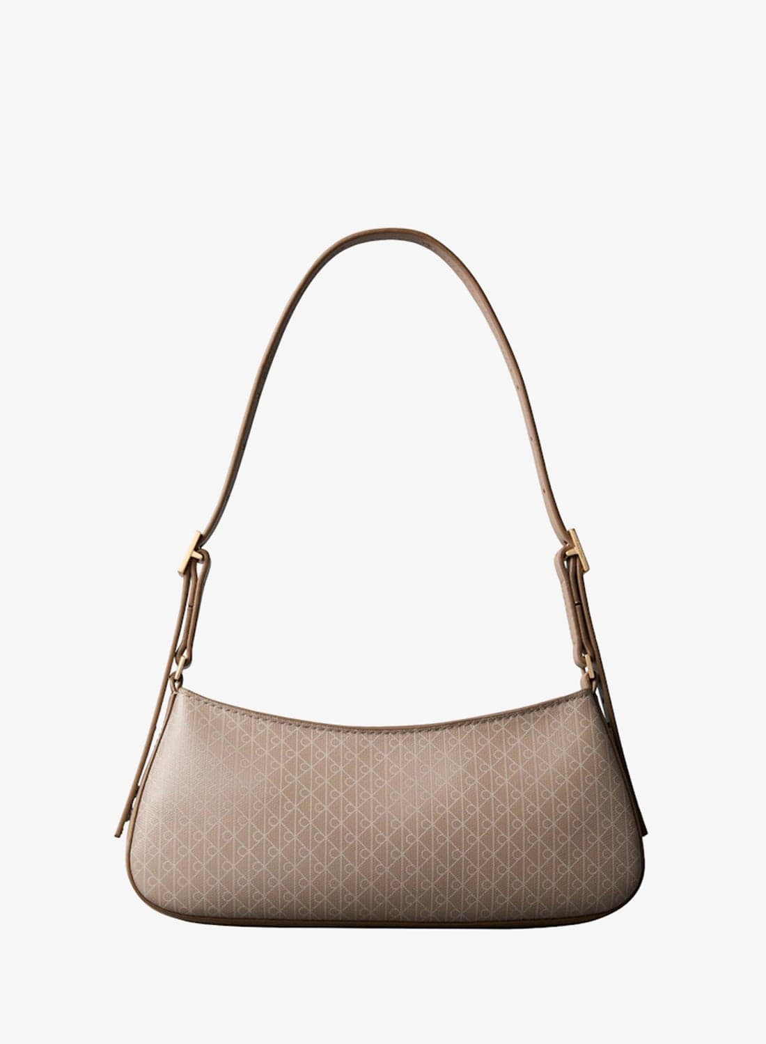 Coated Emblem Small Shoulder Bag