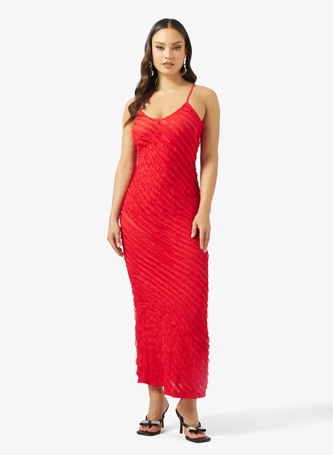 Strappy Baby Frill Slip Dress