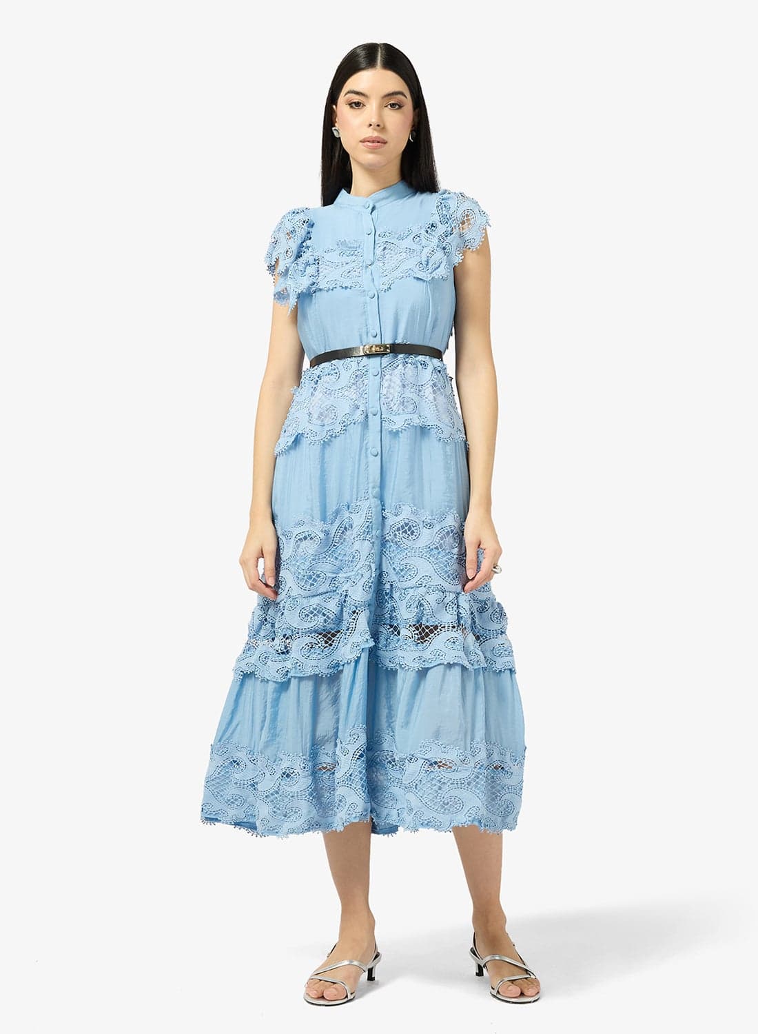 Lace A-line Dress