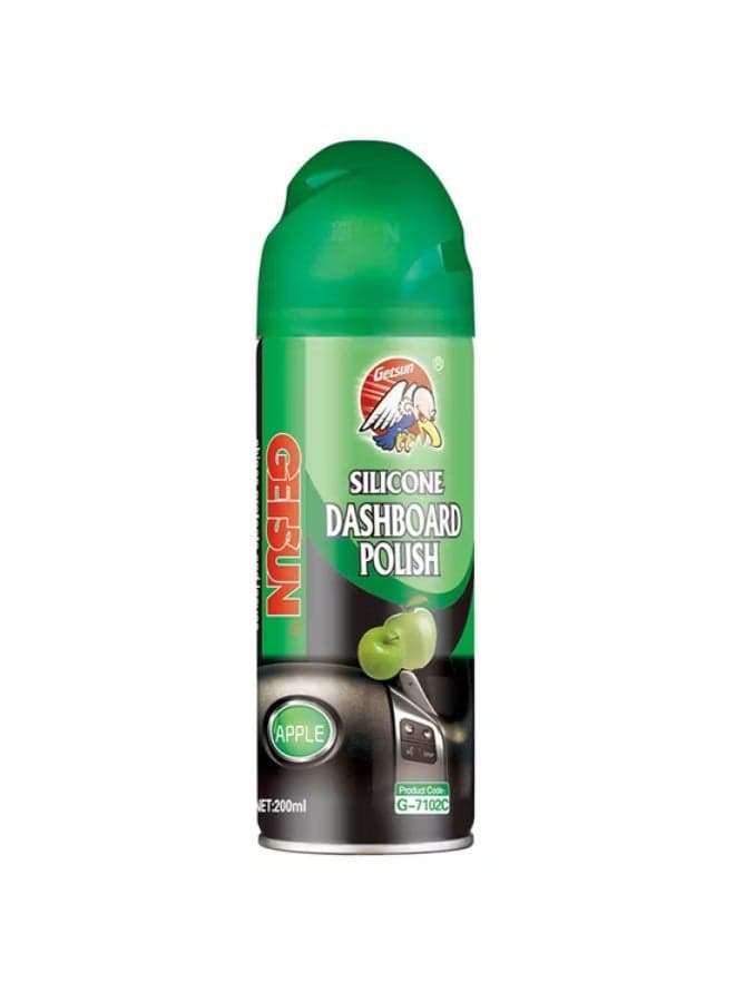 Silicone Dashboard Polish Spray Apple Fragrance 200ml – Interior Shine & Plastic Protectant