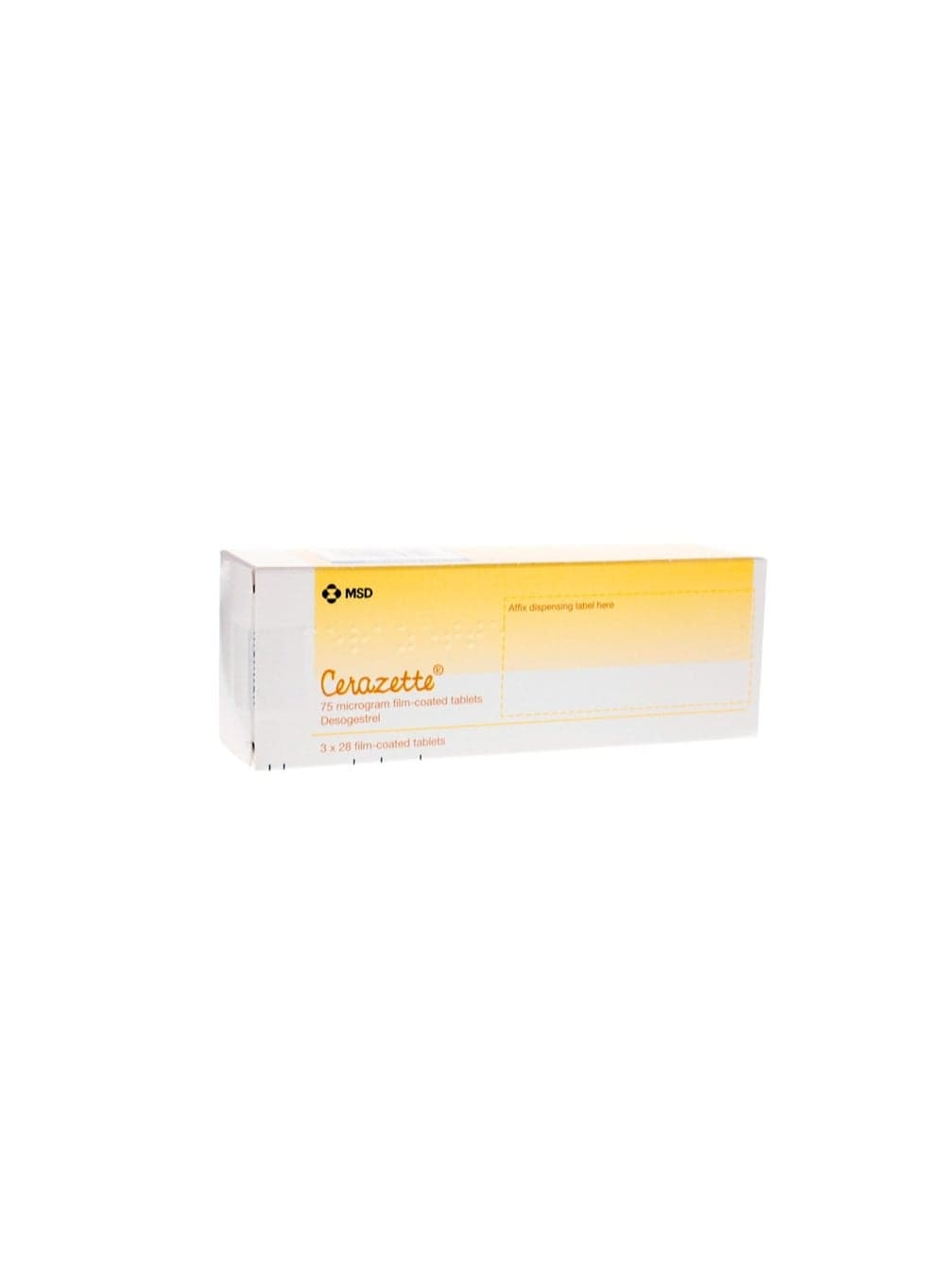 Cerazette 0.075Mg Tabs 28'S