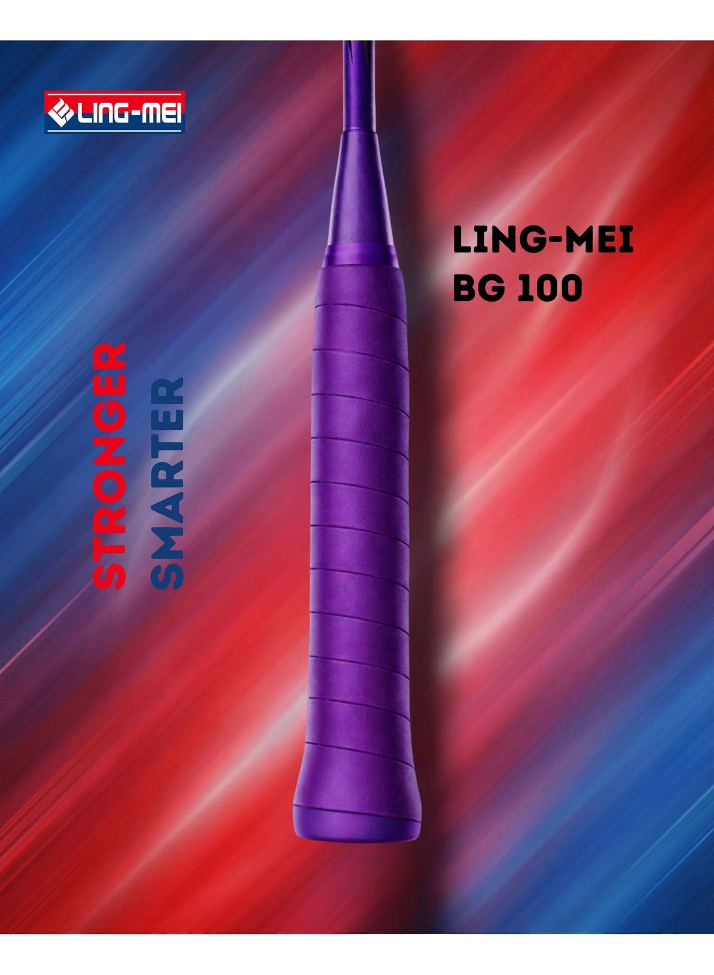 LING-MEI BG 100 Purple Racket Grip – Anti-Slip, Comfortable & Durable Badminton Grip
