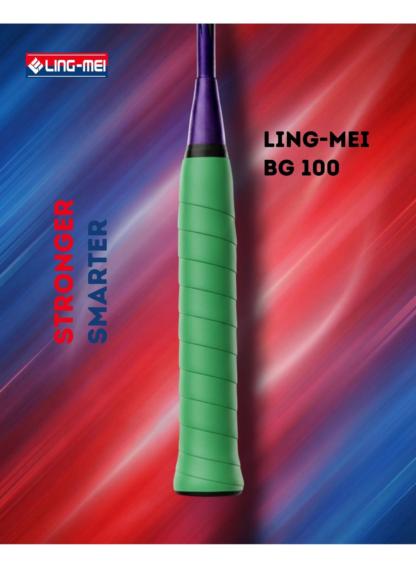 LING-MEI BG 100 Green Racket Grip – Anti-Slip, Comfortable & Durable Badminton Grip