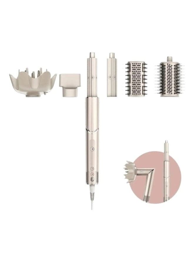 Shark Flexstyle Air Styling & Drying System, Powerful Hair Blow Dryer & Multi-Styler With Auto-Wrap Curlers, Curl-Defining, Oval Brush, & Concentrator Attachment, Stone, HD441SLME