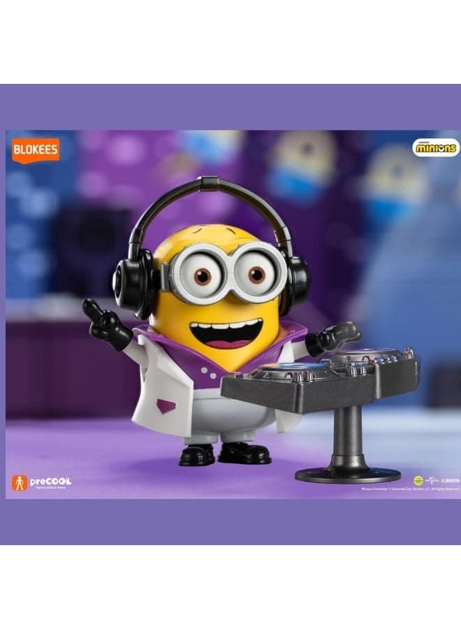 Minions PreCool Celebration Party DJ Phil Building Figure – 4+ PCS Construction Toy for Kids | Genuine Licensed Illumination Model Kit | Fun Collectible Gift for Boys UAE