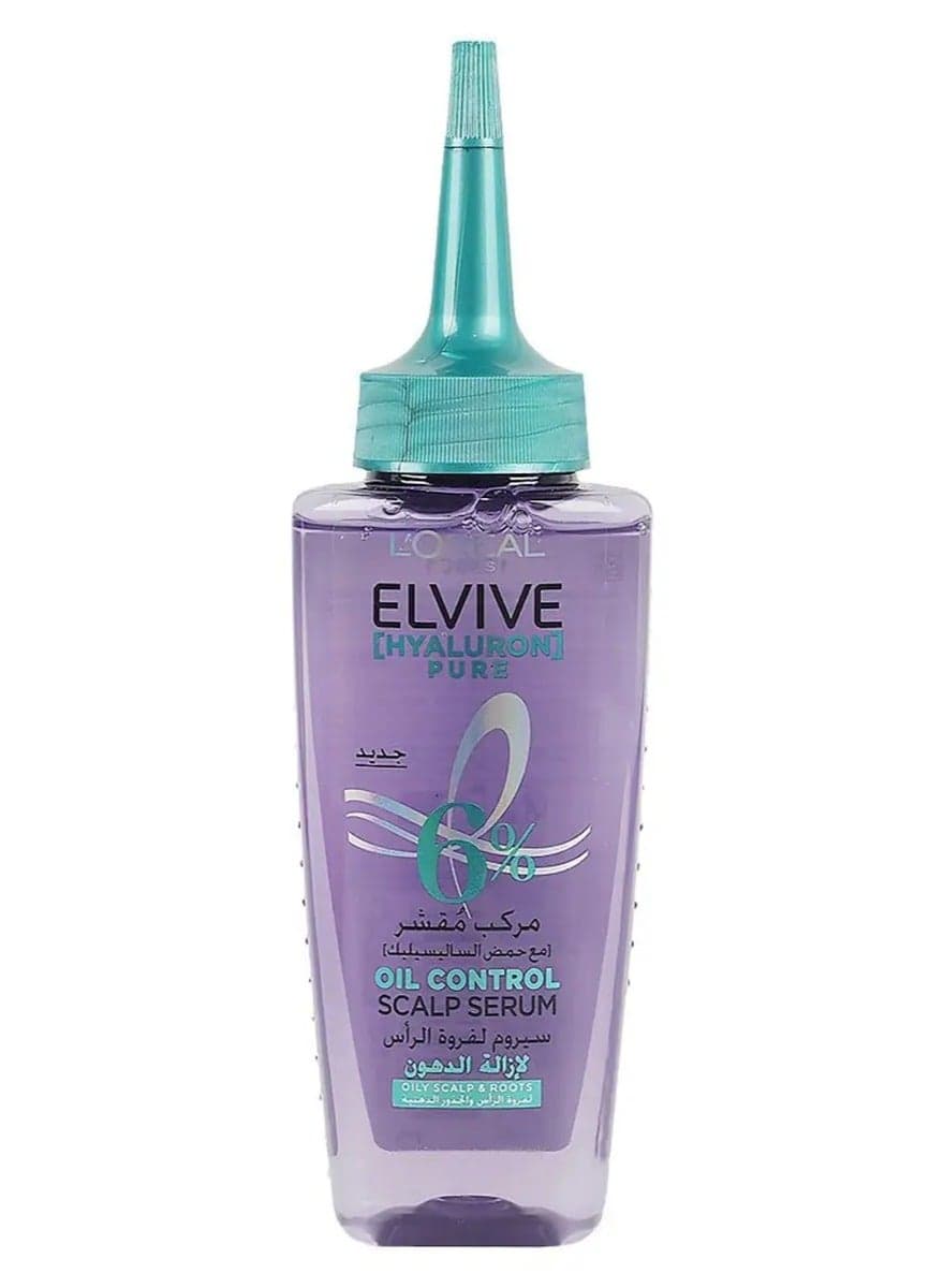 Elvive Hyaluron Pure Serum For Oily Scalp & Roots with Salicylic acid - 102ml