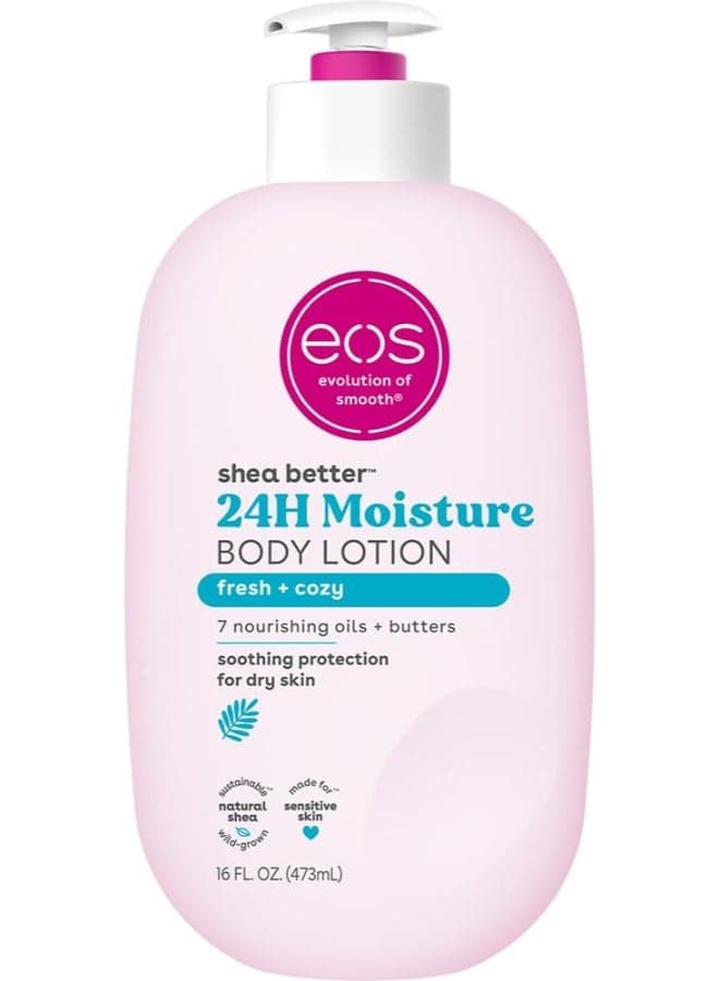 EOS Shea Better Body Lotion 16oz fresh + cozy 16oz