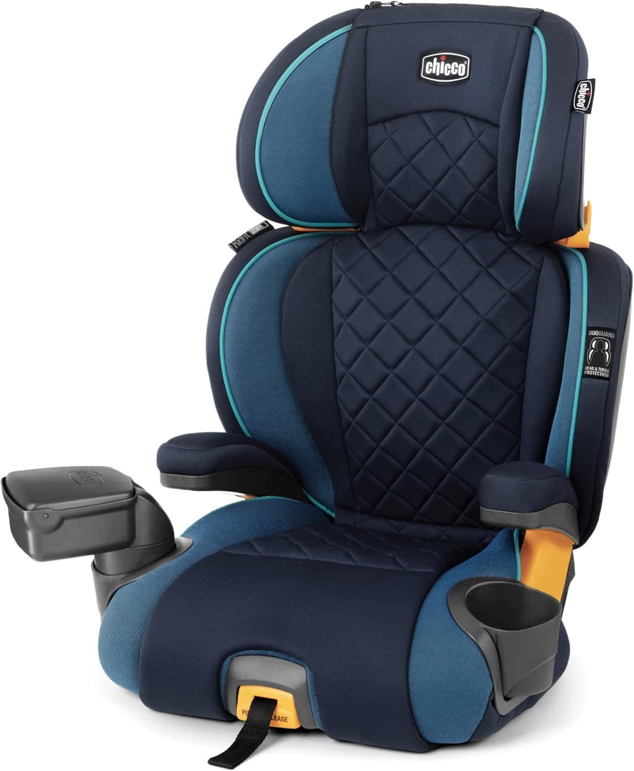Chicco KidFit Zip Plus 2-in-1 Belt-Positioning Booster Car Seat, Seascape