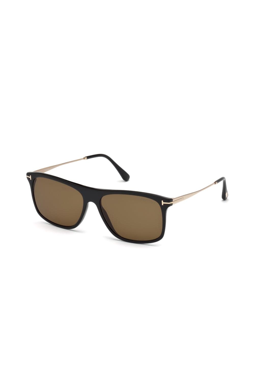 TOMFORD FULL RIM FT058801E57 MEN RECTANGULAR ACETATE SUNGLASSES