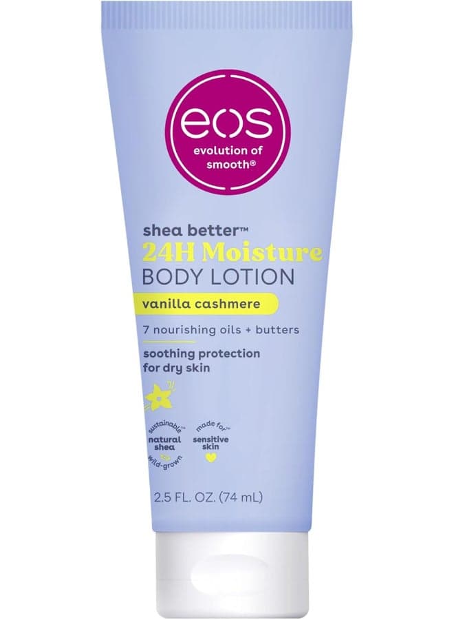 EOS Shea Better Body Lotion 2.5oz vanilla cashmere 2.5 oz
