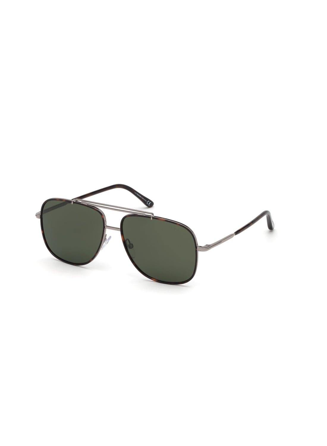 TOMFORD FULL RIM FT069314N58 MEN RECTANGULAR METAL SUNGLASSES