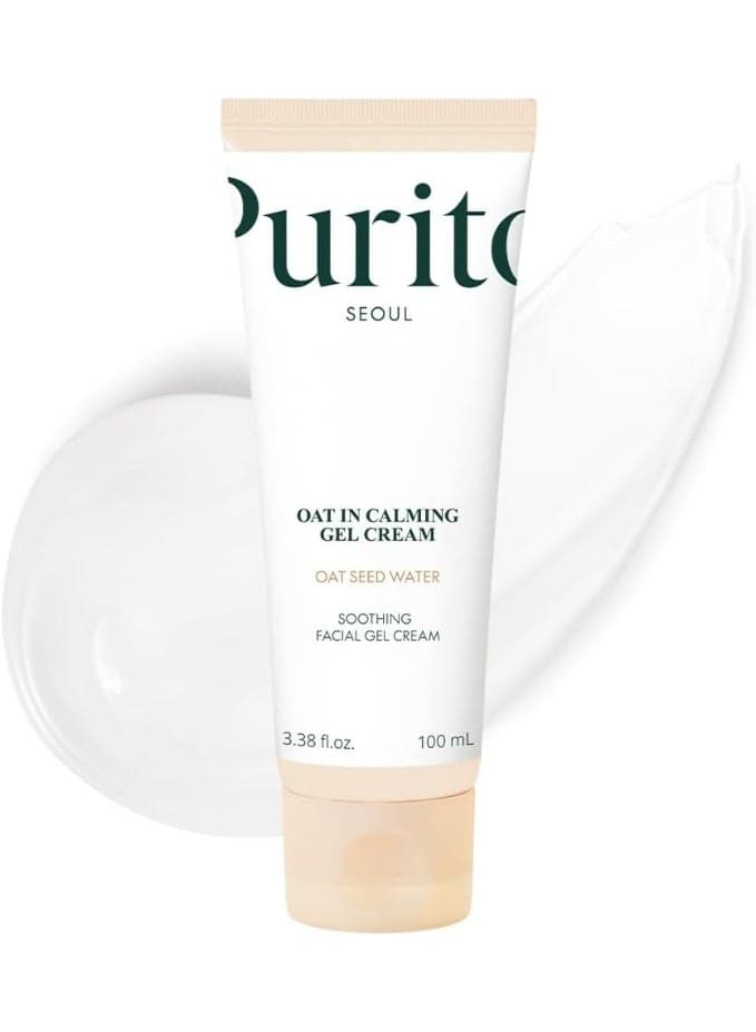 PURITO Oat-In Calming Gel Cream Lightweight Hydrating Soothing for Sensitive Skin 100ml