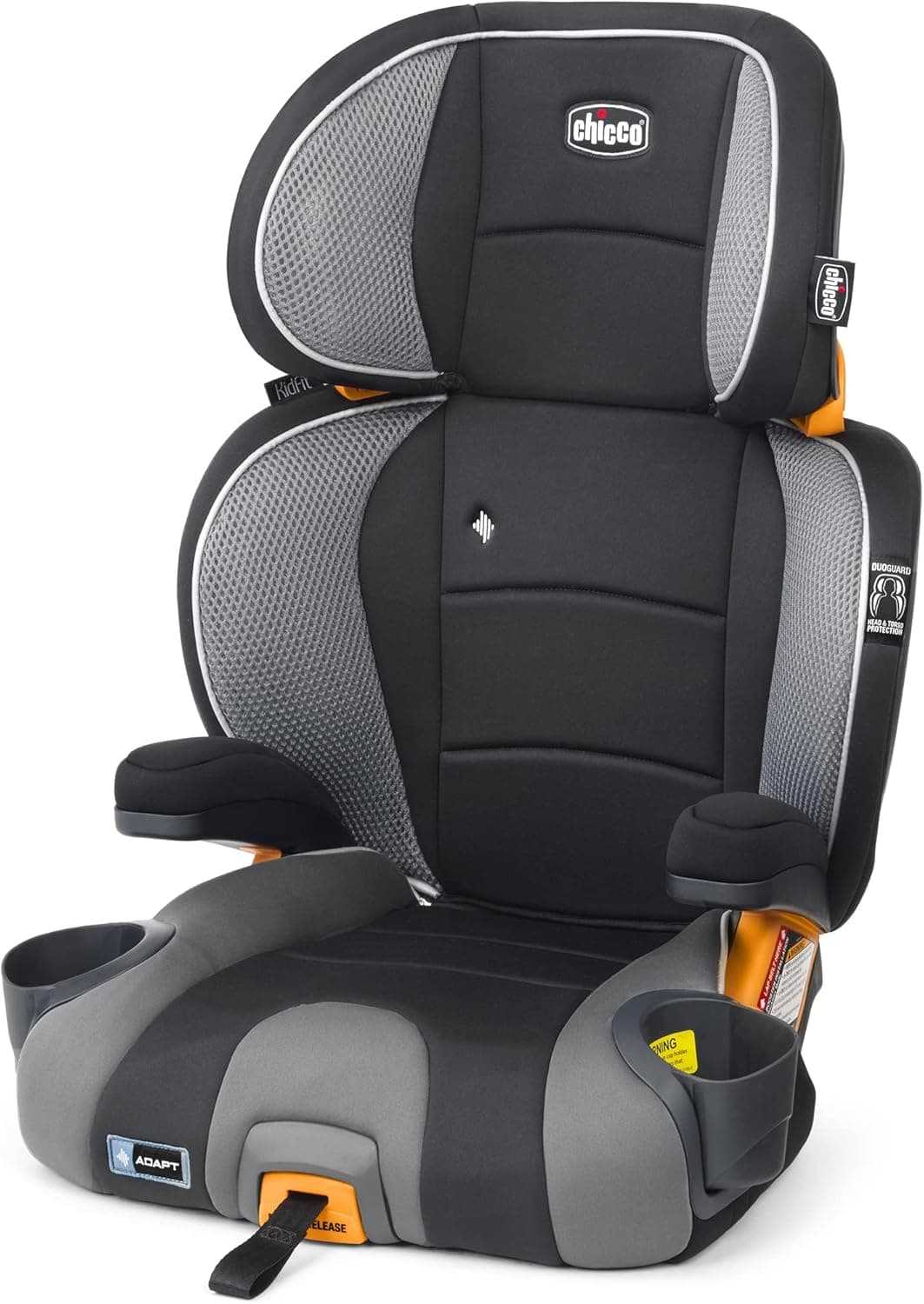Chicco KidFit Adapt Plus 2-in-1 Belt-Positioning Booster Car Seat, Ember