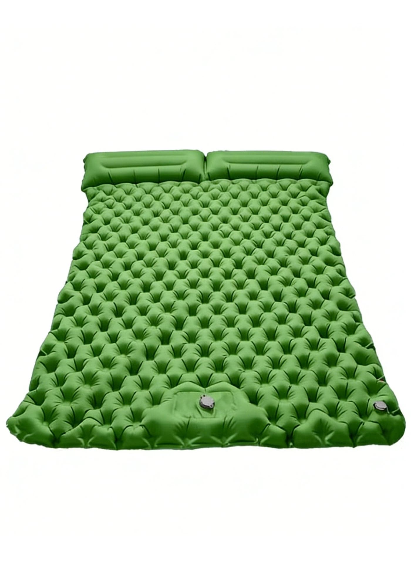 Double camping sleeping mat | Ultralight camping mat | With pillow | Built-in foot pump | Inflatable sleeping mat |camping bed、camping mattress、camping mat、sleeping pad| Lightweight and portable | Suitable for camping | Backpacking | Hiking | Tent camping.