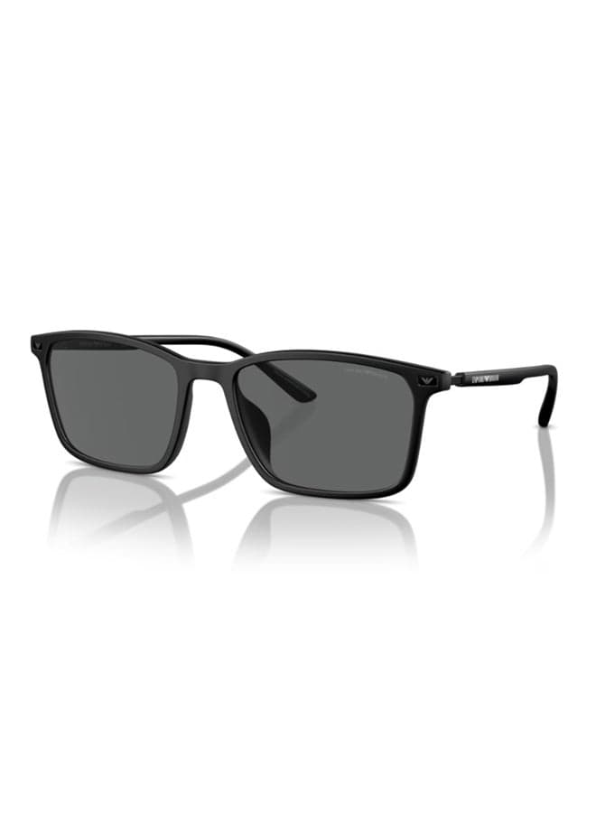 Men Emporio Armani EA4223U 500187 Men's Rectangular Sunglasses
