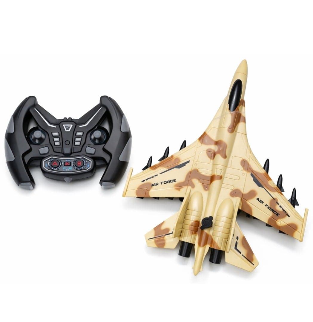 Remote Control Fighter Jet Toy for Kids – High-Speed RC Military Aircraft with Easy Remote Control, Durable Plastic Body, Stable Smooth Flying Performance, Safe Kid-Friendly Design, Perfect Indoor & Outdoor Flying Toy Gift for Boys and Girls