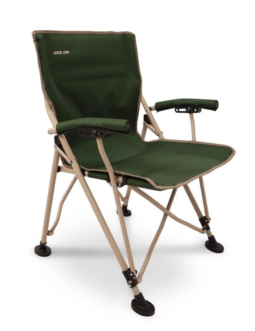 Outdoor Camping Chair with Carrying Bag Easy to Carry, Foldable Design, Camp Friendly, 150KG Load Capacity, Bottle Holding Pocket, Fabric Oxford 600D Material, High Load Capacity, High Quality Material, Reliable Structure, Durable, Enjoy Camping, Travel Chair, Best for Travel, Camping, Outdoor - Dark Green