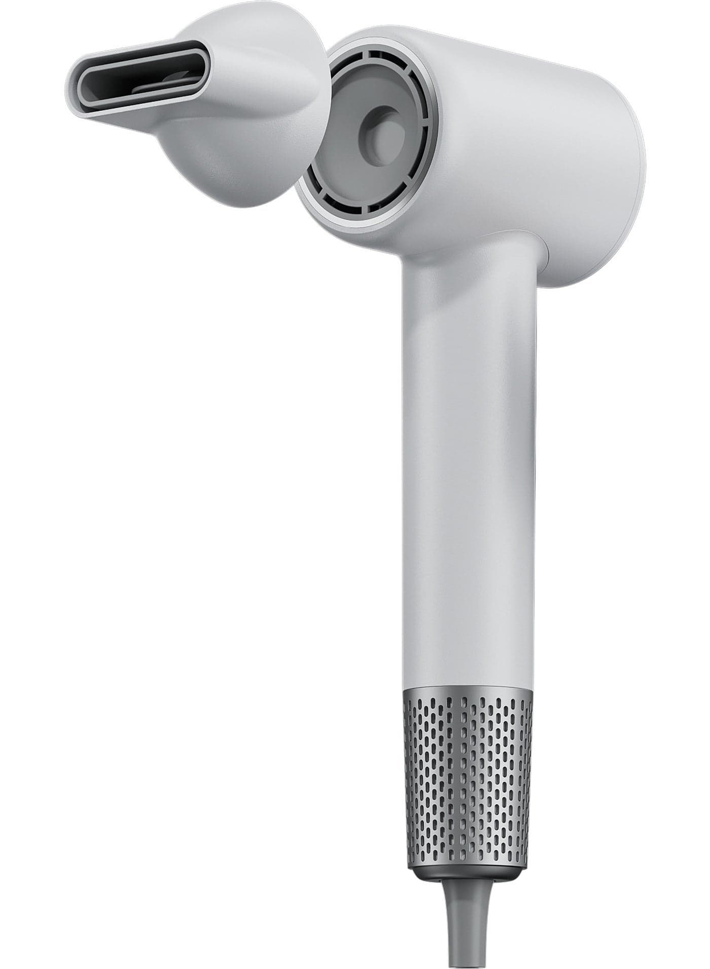 Lifestyle Hair Dryer Ionic High-Speed Magnetic, 360° Rotation Nozzle / Quiet operation / Ultra-Fine Filtration / Smart Digital Control / 2m Cord Length - White