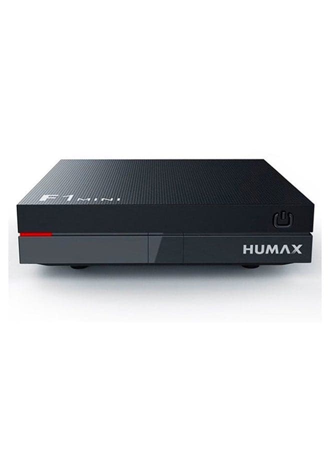 F1 Mini Black High Definition Digital Satellite Receiver – 1080p HD Audio & Video, Compact Design, Multi-Satellite Support, Fast Channel Search, Reliable Home Entertainment