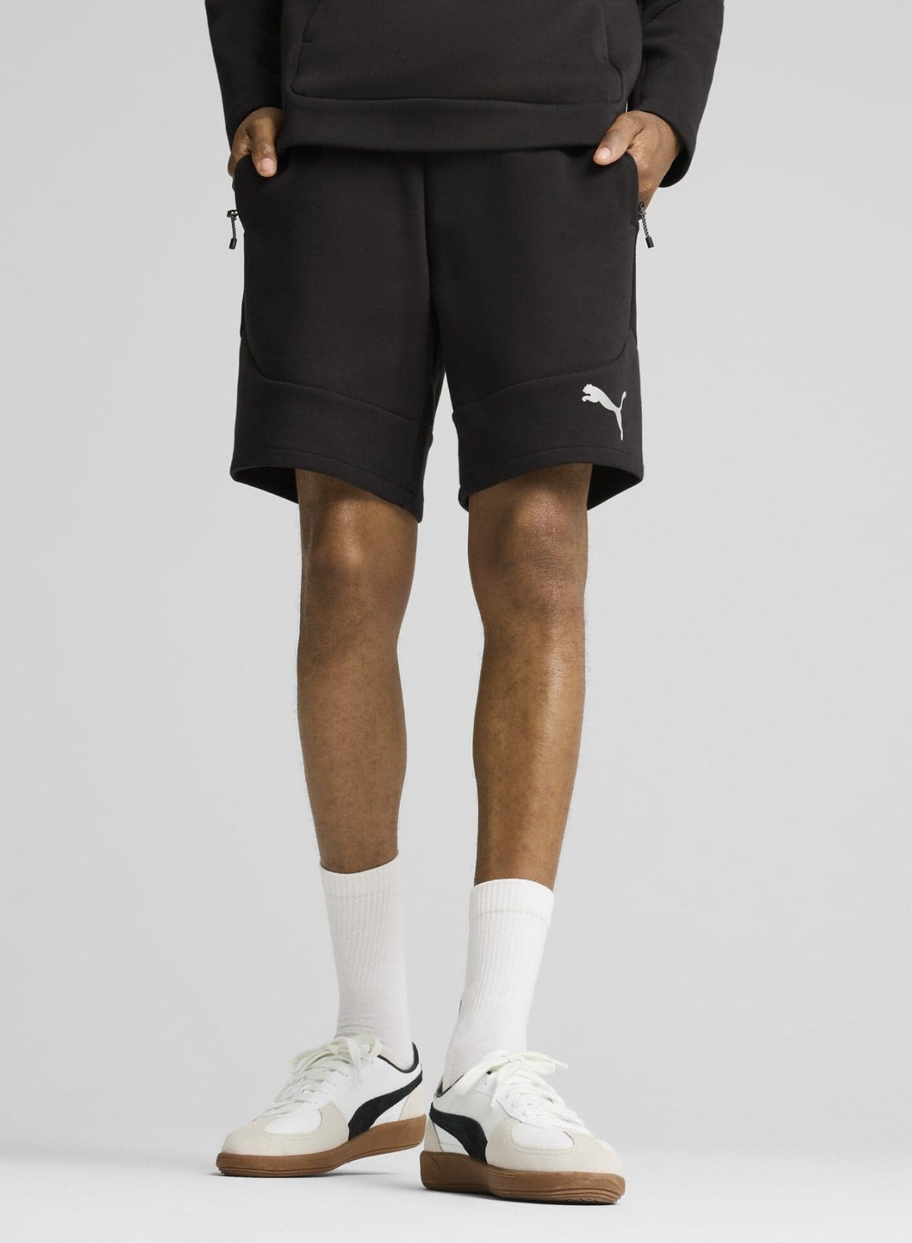 EVOSTRIPE Mens Black Shorts