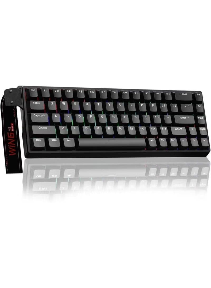 Aula WIN60 HE - 60% Mechanical Gaming Keyboard Wired, Magnetic Switch Hot Swappable, Adjustable Actuation Rapid Trigger Mode, 8000 Hz Polling Rate, RGB Small Keyboard 60 Percent Compact Design for PC