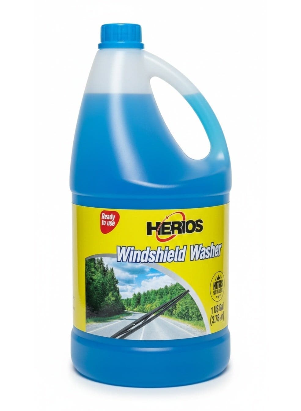 Ready To Use Windshield Washer Fluid, 3.78 Litres for Windscreen Washing, Pre-diluted