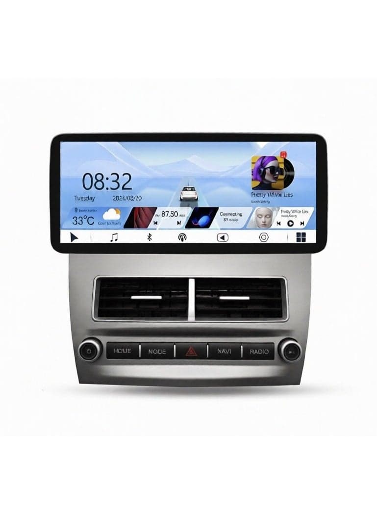 12.3 Inch Android Car Stereo for Toyota Camry 2006-2011 – Wireless Apple CarPlay & Android Auto, Premium Dashboard Panel Design, GPS Navigation, Bluetooth, WiFi, AHD Camera, Multimedia Player 4GB RAM 64GB ROM Fast Interface